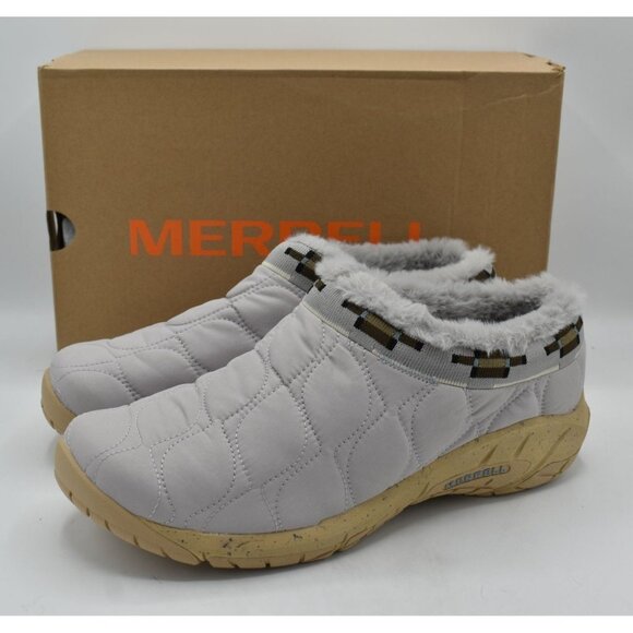 Merrell Womens Size 10.5 Encore Ice 4 Puff Lunar Insulated Slip On Clogs Shoes - Picture 1 of 13